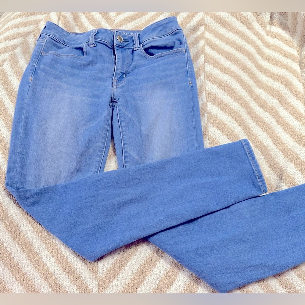 American eagle super super stretch jegging/skinny jeans - Picture 2 of 7